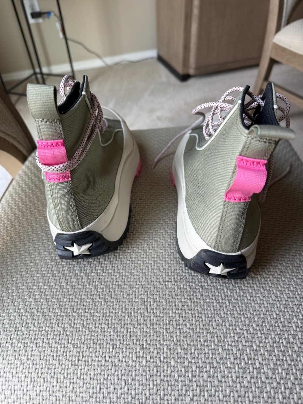 Converse high top wedge sneakers